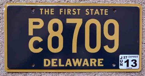 DELAWARE = 2013 = COMMERCIAL = LICENSE PLATE = 113