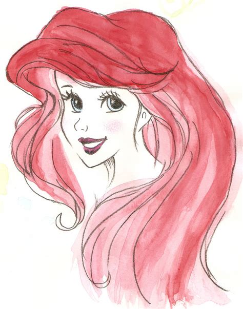 Ariel Watercolor by Ichigo-Fujiwara on DeviantArt