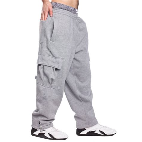 Pro Club - Pro 5 Mens Fleece Cargo Sweatpants,Heather Grey,4XL - Walmart.com - Walmart.com