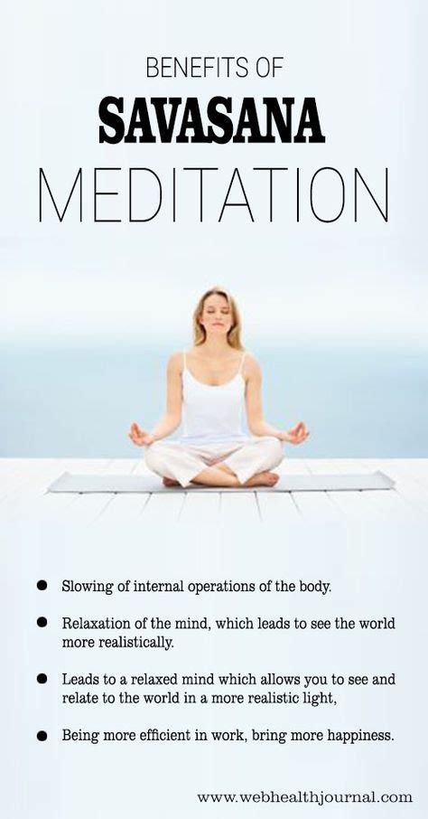 Benefits of Savasana Meditation | Savasana, Yoga benefits, Yoga ...