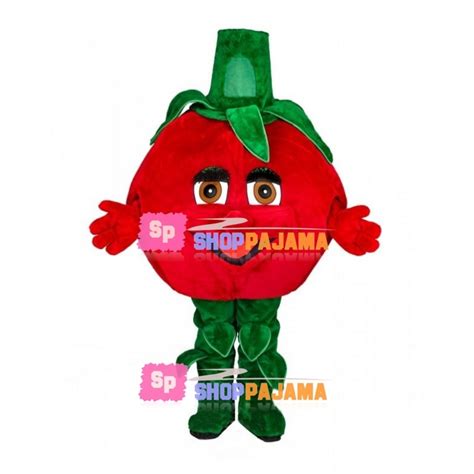 Deluxe Cartoon Tomato Lightweight Mascot Costume For Male