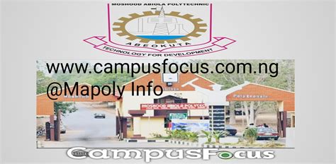 What is MAPOLY Cut Off Mark 2024 | Moshood Abiola Polytechnic - Campus Focus