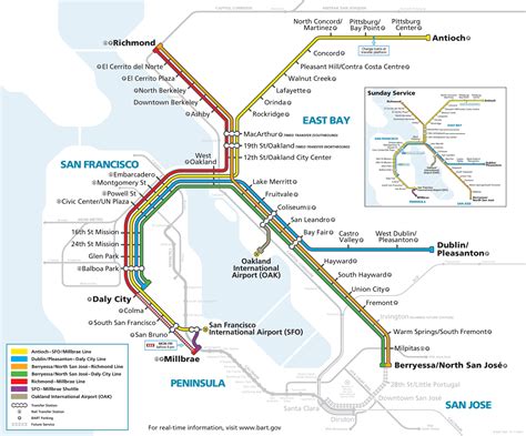 Transit Maps: Submission – Official Map: BART System Map, 2020