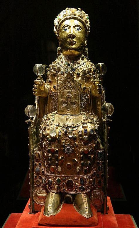 Reliquary statue of Sainte-Foy (Saint Faith), late 10th to early 11th ...