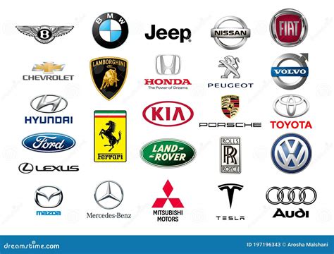 Car Brand Logos Stock Illustrations – 740 Car Brand Logos Stock ...