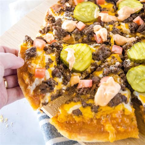 Cheeseburger Pizza - Dinners, Dishes, and Desserts