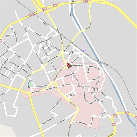 Aalst Map - Belgium