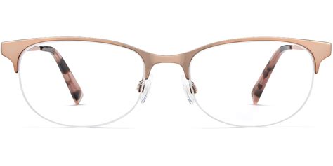 Warby Parker | Clare Eyeglasses in Rose Gold for Women | Warby parker glasses women, Eyeglasses ...