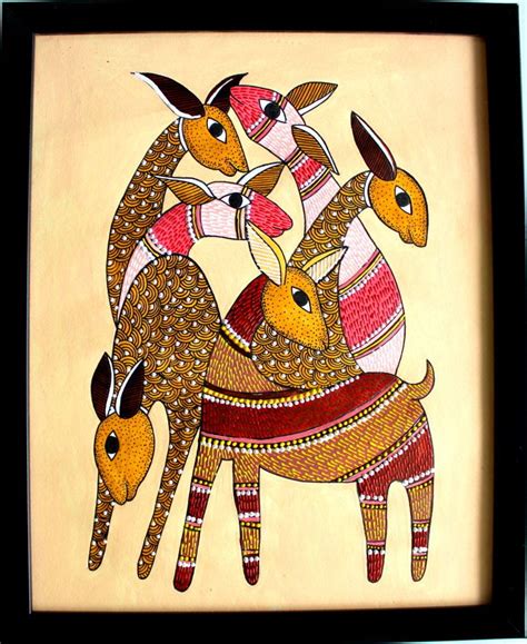 GOND TRIBAL ART – CREATIVE ART in 2021 | Tribal art drawings, Indian art paintings, Kalamkari ...