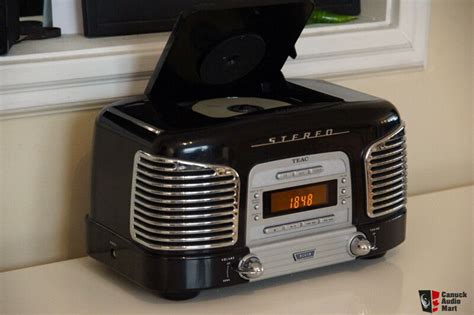 TEAC SL D90 50's Retro Stereo All in one with AM/FM Radio, CD Player - Black/Crome Photo #429530 ...