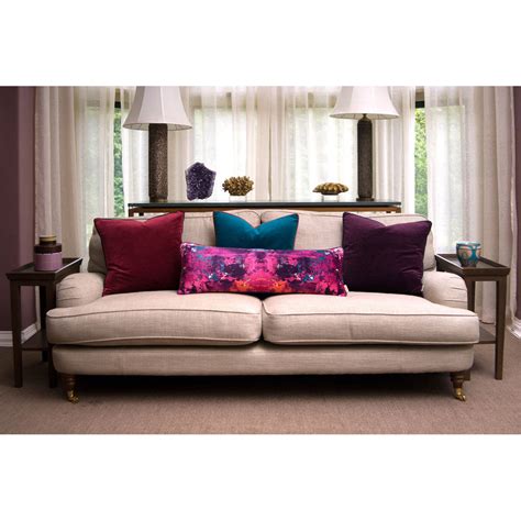 Purple Velvet Square Cushion - susi-bellamy.com