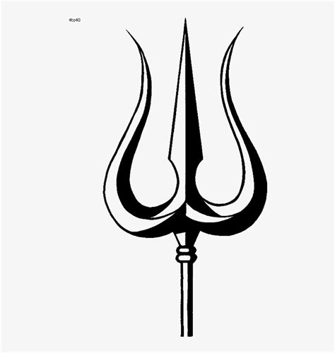 Trishul Png Free Download - Outline Image Of Trishul - 600x800 PNG ...