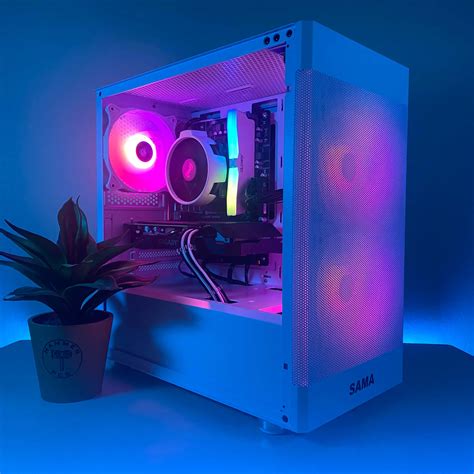 🤍 Custom Built White RGB Gaming PC 🤍 | Windows 11, GTX 1660, Ryzen 5 ...