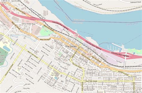 The Dalles Map United States Latitude & Longitude: Free Maps