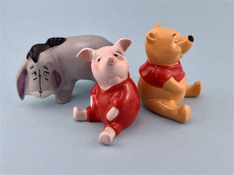 Winnie the Pooh, Piglet and Eeyore Beswick Figurines, Ceramic Disney ...