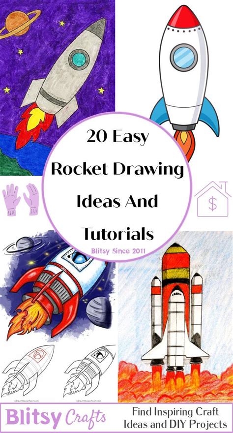 Share 147+ rocket drawing easy super hot - vietkidsiq.edu.vn