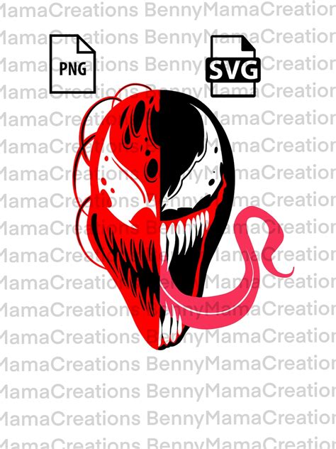 Carnage Venom PNG & SVG | Etsy