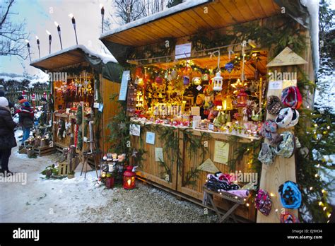 christmas market in Bavaria, Germany Stock Photo - Alamy