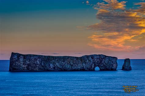 Percé Rock - Got up at 4:00 a.m. to get set up for this shot. The ...