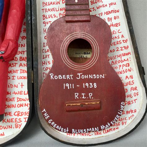 Robert Johnson Guitar Detail - J Compton Gallery