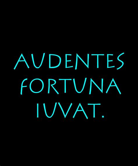 Audentes fortuna iuvat Digital Art by Vidddie Publyshd - Pixels