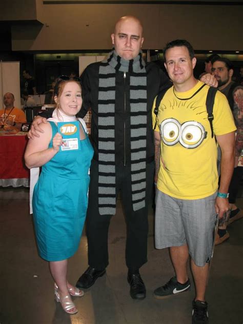 Heroes Con 2013 Lucy Wilde with Gru and Minion | Gru and minions, Lucy ...