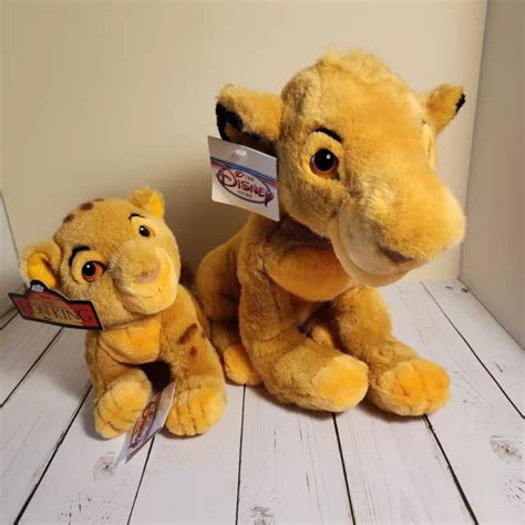 LION KING SIMBA Plush Pair Disney Parks Store Used With Tag 8" 14" $39.99 - PicClick