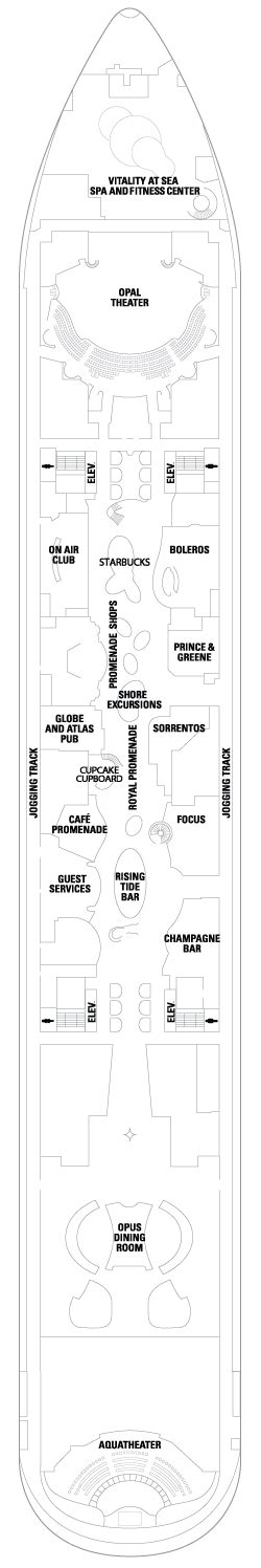 Oasis of the Seas Deck Plans - Cruiseline.com