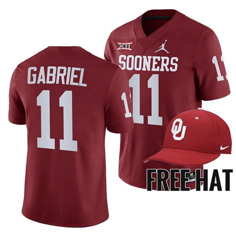 Dillon Gabriel Oklahoma Sooners College Football Crimson 2021-22 11 ...