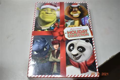 4 DVD SET-KUNG Fu Panda Holiday/Dragons Holiday/Merry Madagascar/Shrek ...