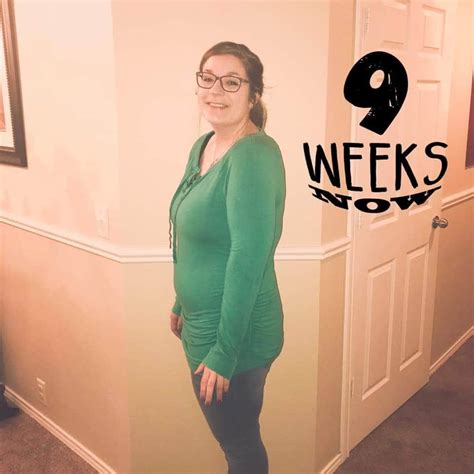 9 Weeks Pregnant Belly Plus Size