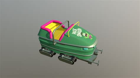 roller coaster car - 3D model by mikehapkido [2786497] - Sketchfab