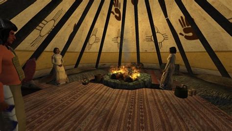 Native American Tipi Interior image - ModDB