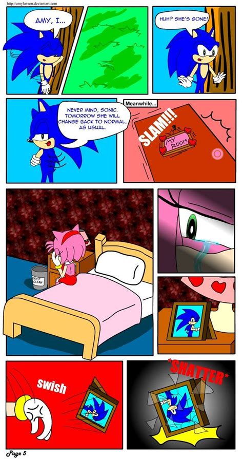 SonAmy Story Page 5 by Ran-TH on DeviantArt | Sonic and amy, Shadow and ...