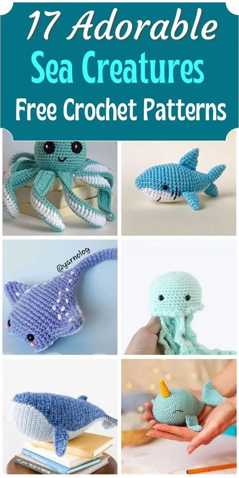 Sea Creatures Free Crochet Patterns | Easy crochet patterns free ...