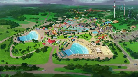 Cedar Fair's Carowinds shows off progress on Carolina Harbor Waterpark ...