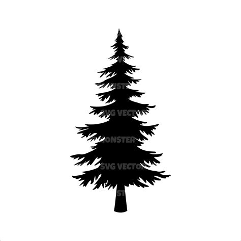 Cricut Files Tree Decal Christmas Tree Decal SVG Files svg Silhouette ...