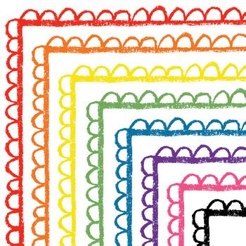 Crayons Border Clip Art