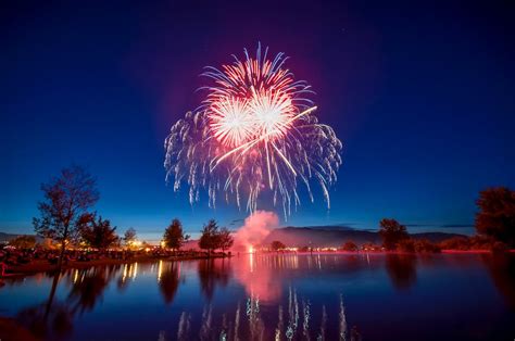 Fireworks At Night · Free Stock Photo