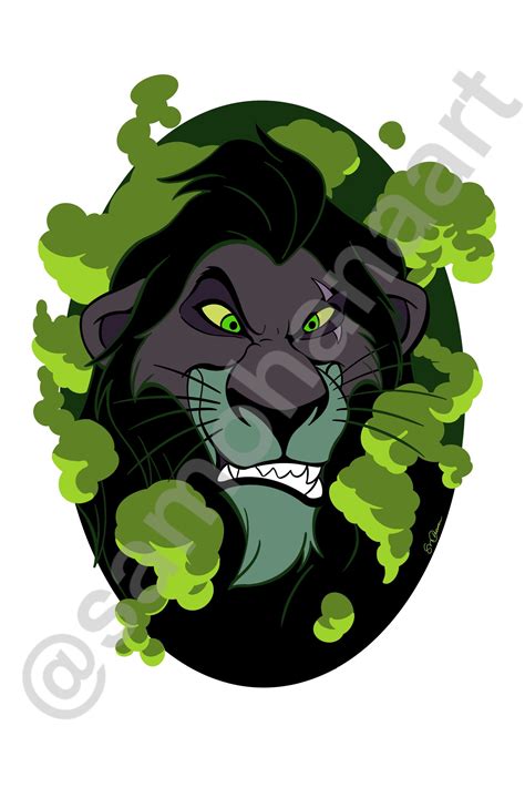 Scar Be Prepared the Lion King Inspired Large Poster by - Etsy