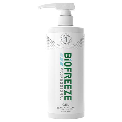 Biofreeze Professional Pain Relieving Gel, Topical Pain Relief, 5% Str