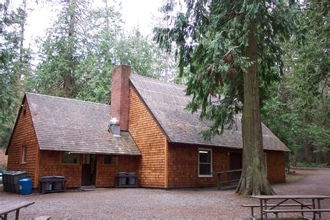 Camp Ramblewood Lodge at Sequim Bay State Park | Washington state parks, State parks, Lodge