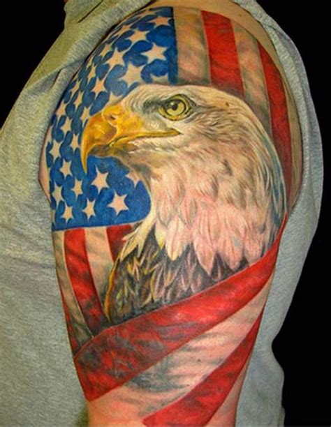 50 Awesome American Flag Tattoo Designs | Art and Design
