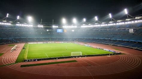 Jawaharlal Nehru Stadium, Delhi in the city New Delhi