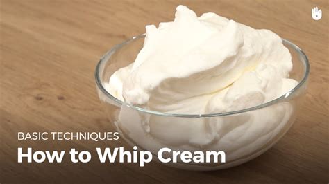 Learn how to whip cream - How to cook basics - YouTube