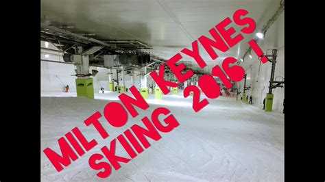 SKIING Milton Keynes Snozone 2016 - YouTube