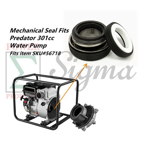 Mechanical Seal For Predator 3″ In. 301cc Full-Trash Water Pump – 23,000 GPH Fits SKU 56718 For ...