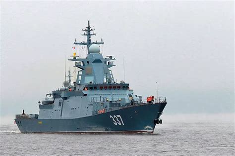 Russian Navy has commissioned Project 20385 Gremyashchiy Steregushchiy-class corvette