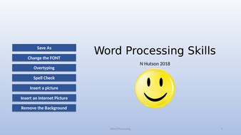 Key Word Processing Skills | Teaching Resources