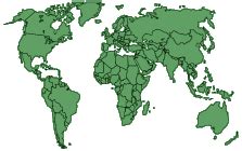 Small dimension political world maps | Free world maps